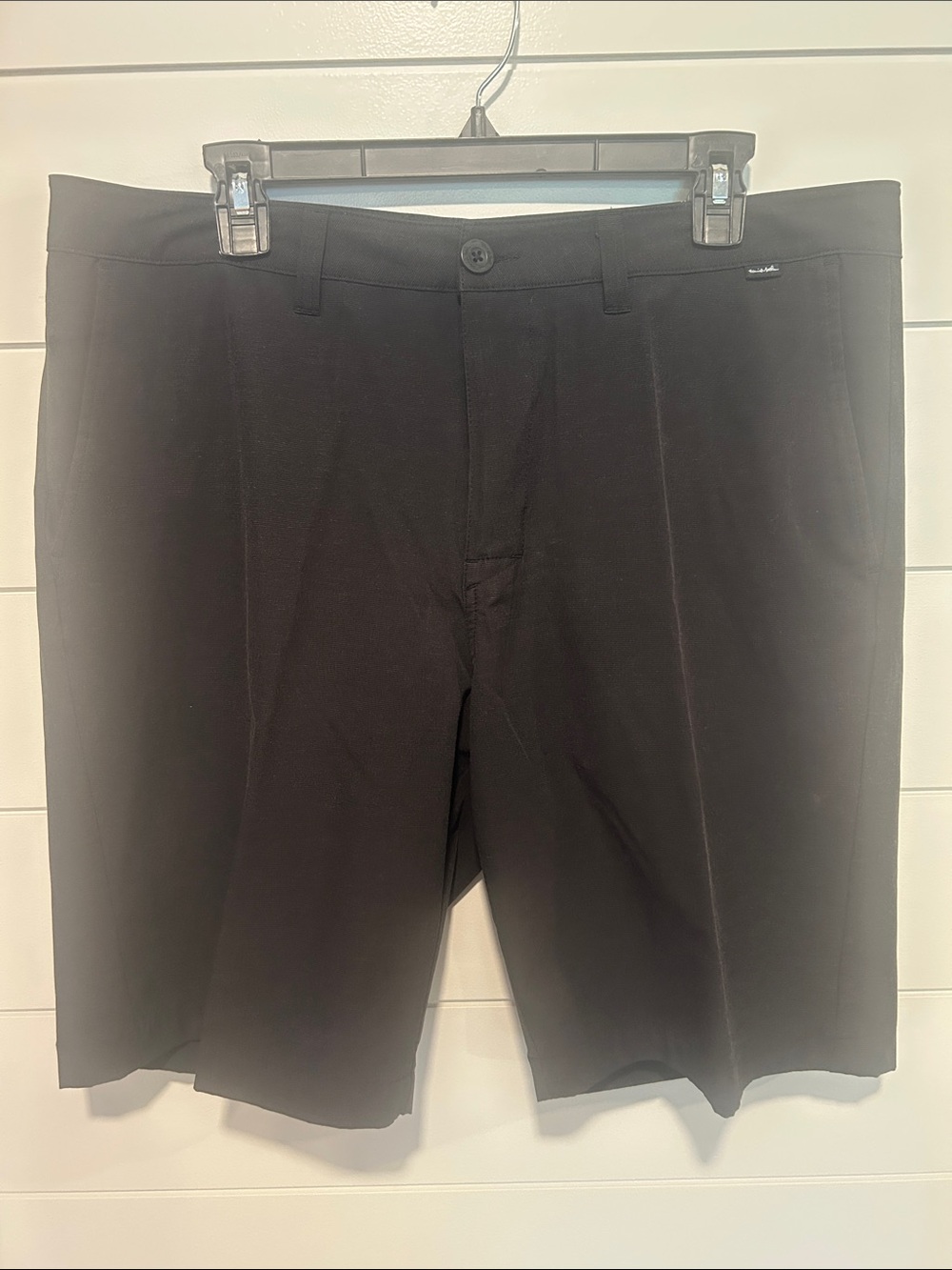 Travis Mathew Black Flat Front Men's Shorts